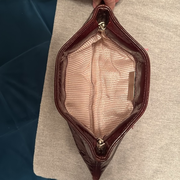 Lauren Merlin Clutch in a red/brown/purple color - Picture 2 of 2